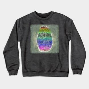 Rainbow Fingerprint Crewneck Sweatshirt